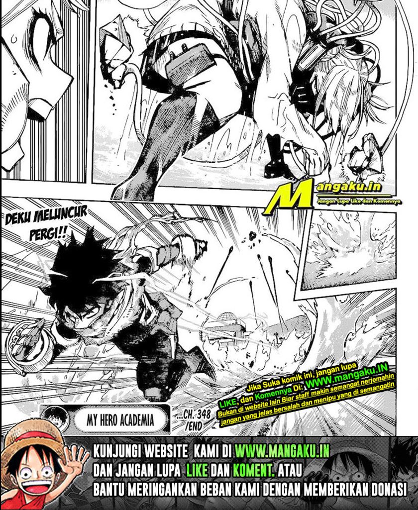Boku no Hero Academia Chapter 348 - halaman 16