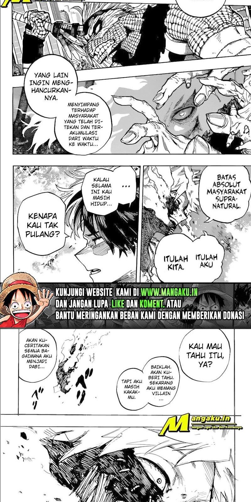Boku no Hero Academia Chapter 349 - halaman 8