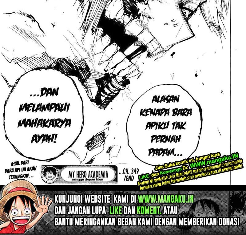 Boku no Hero Academia Chapter 349 - halaman 9