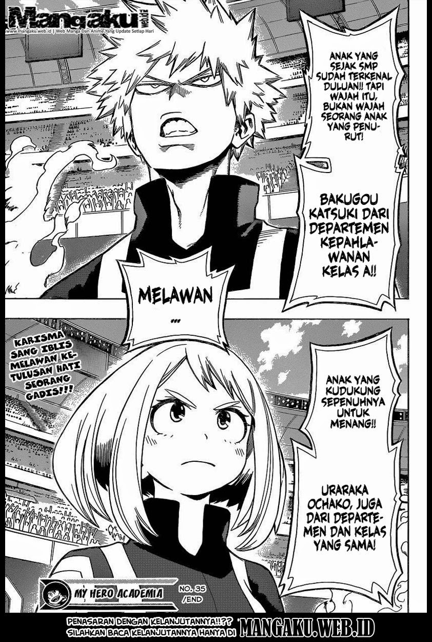 Boku no Hero Academia Chapter 35 - halaman 19