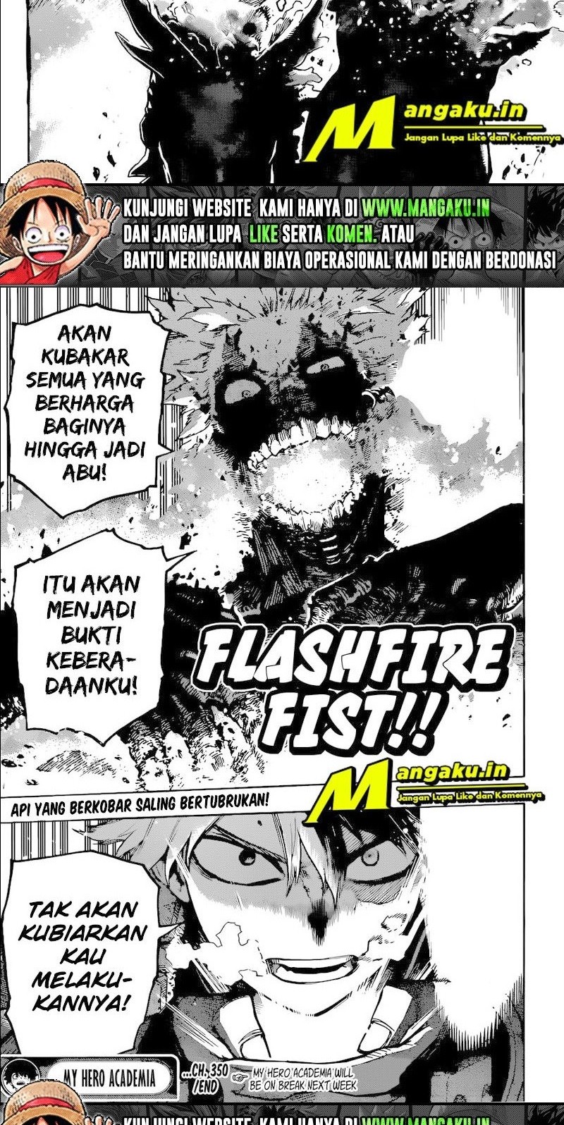 Boku no Hero Academia Chapter 350 - halaman 10
