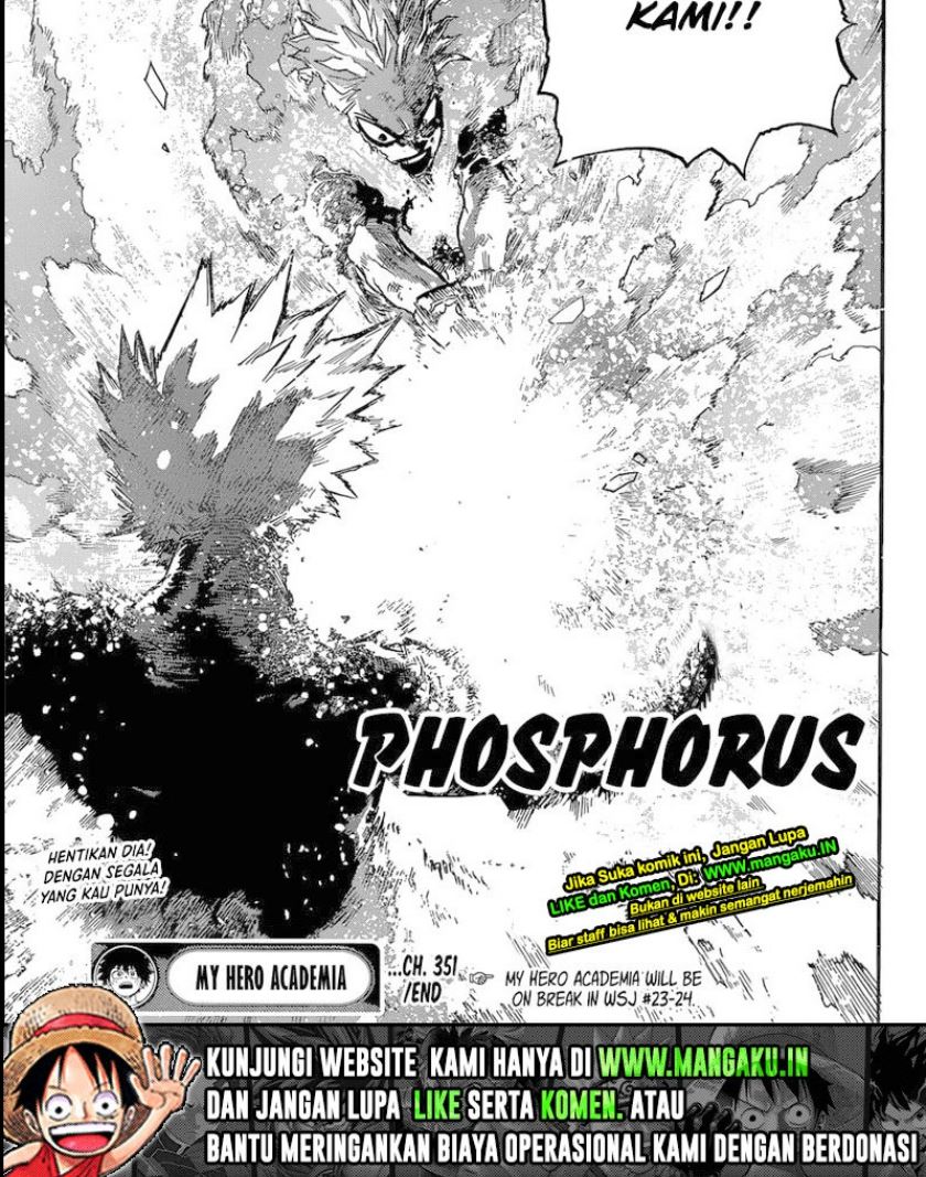 Boku no Hero Academia Chapter 351 - halaman 18