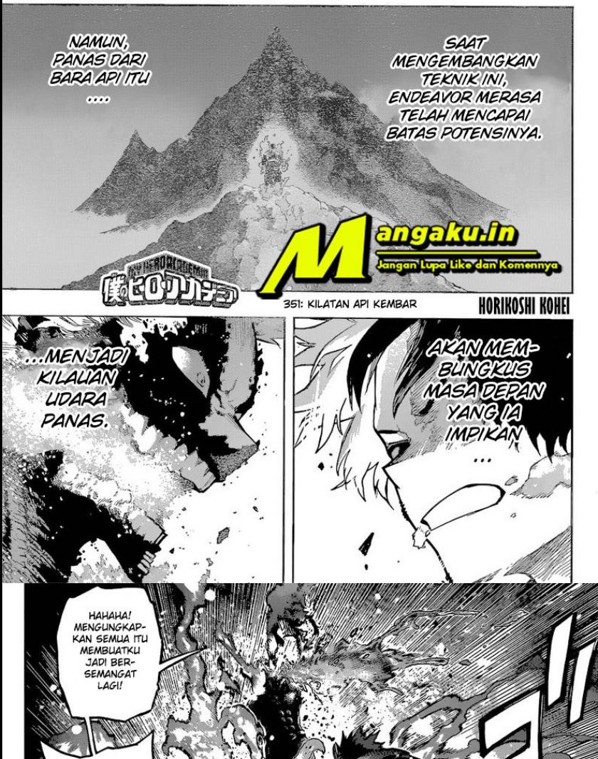 Boku no Hero Academia Chapter 351 - halaman 2