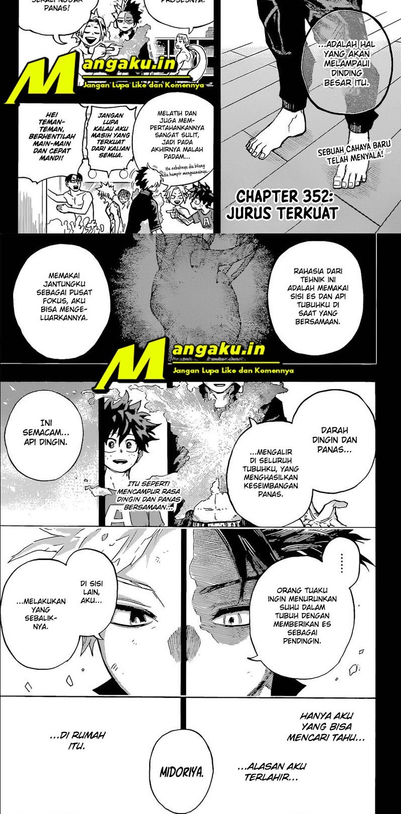 Boku no Hero Academia Chapter 352 - halaman 2