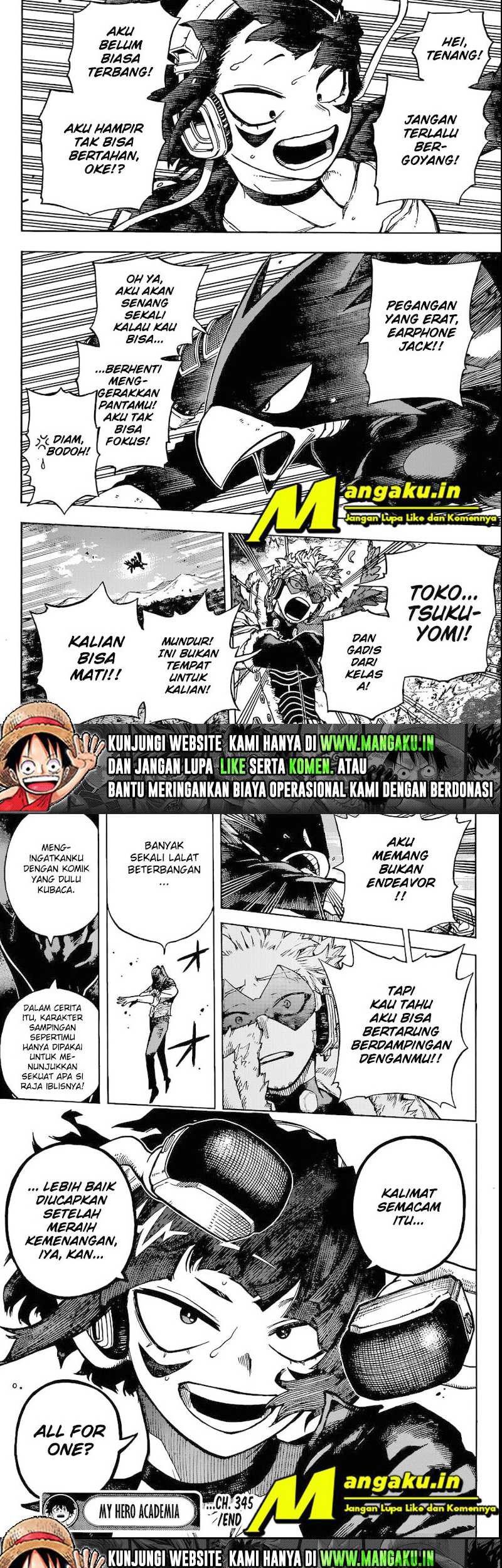 Boku no Hero Academia Chapter 354 - halaman 8
