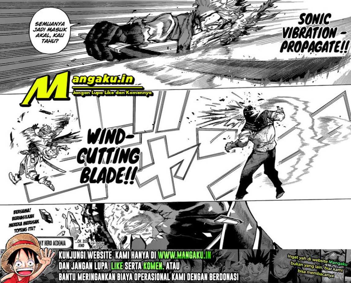 Boku no Hero Academia Chapter 355 - halaman 15