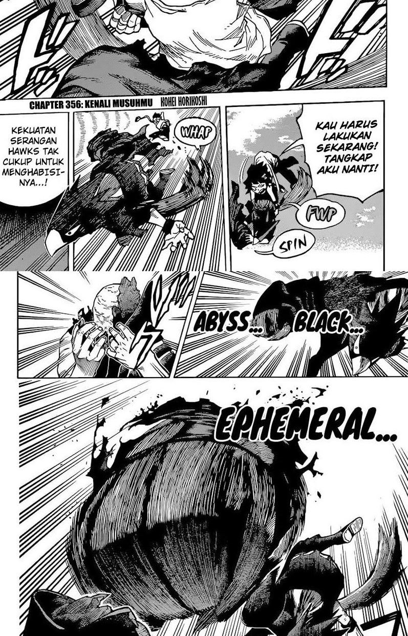 Boku no Hero Academia Chapter 356 - halaman 2