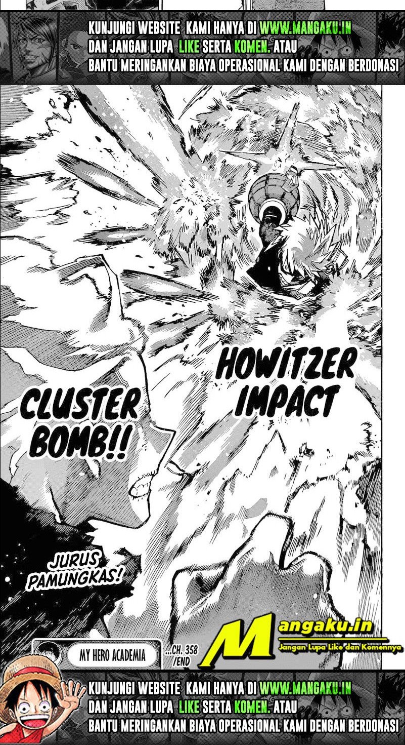 Boku no Hero Academia Chapter 358 - halaman 8