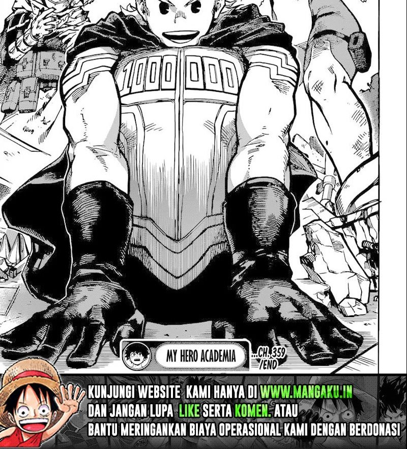 Boku no Hero Academia Chapter 359 - halaman 18
