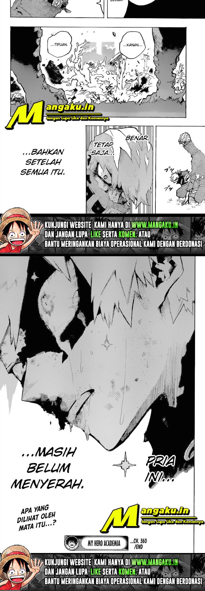 Boku no Hero Academia Chapter 360 - halaman 9