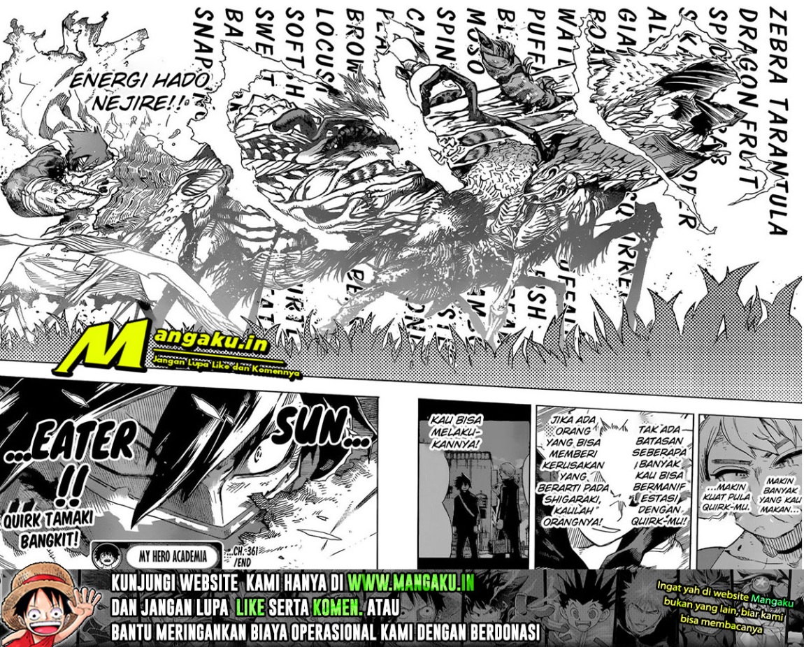 Boku no Hero Academia Chapter 361 - halaman 6