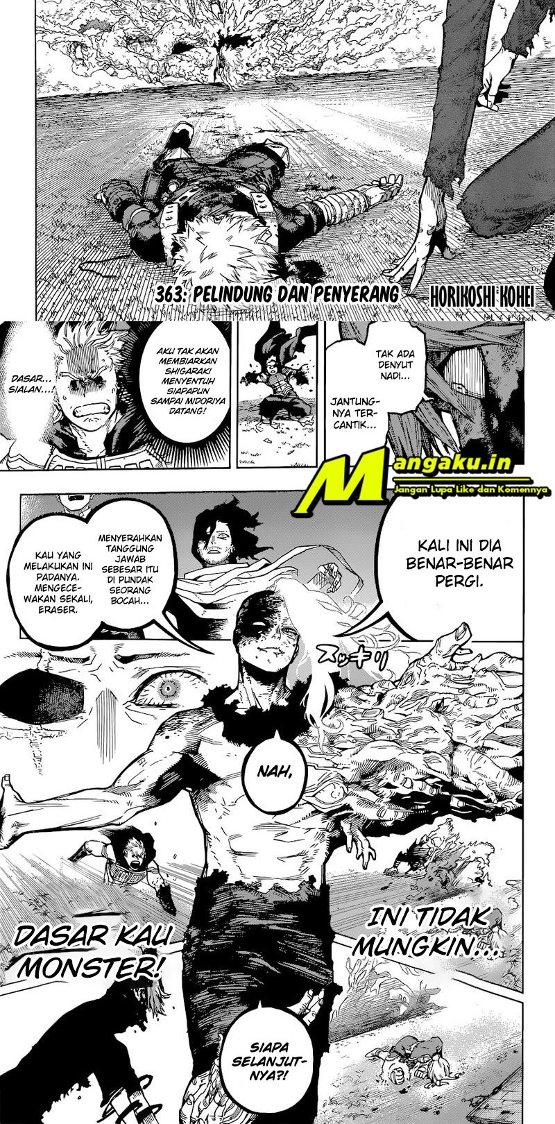 Boku no Hero Academia Chapter 363 - halaman 2