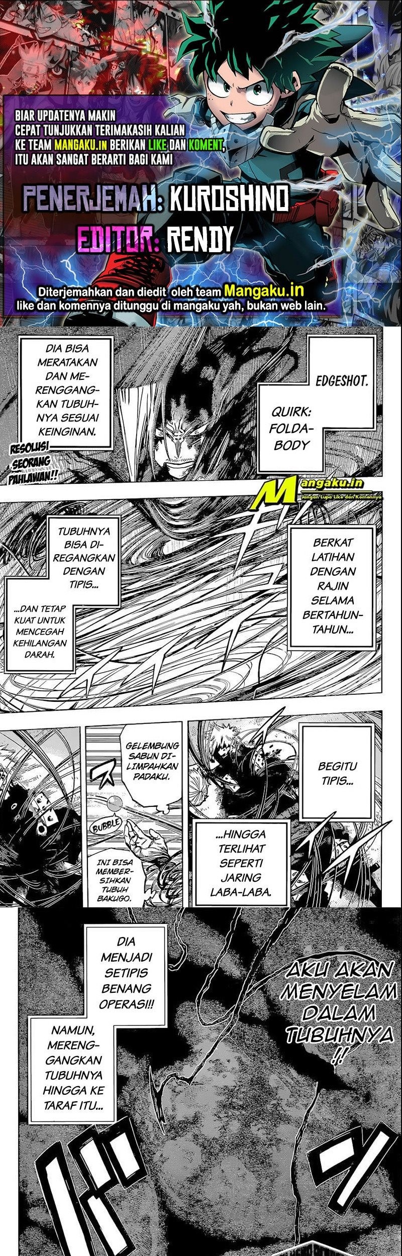 Boku no Hero Academia Chapter 365 - halaman 1