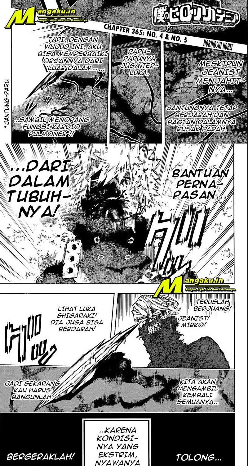 Boku no Hero Academia Chapter 365 - halaman 2
