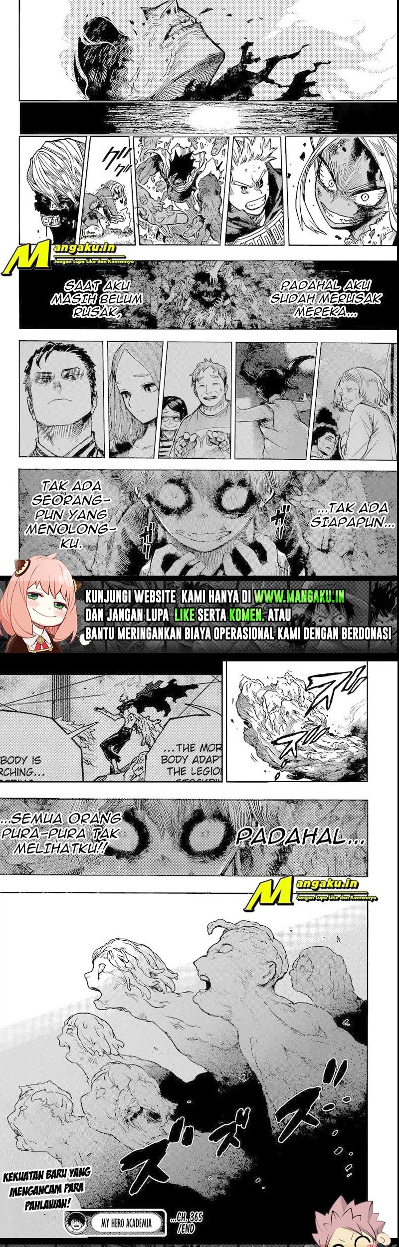 Boku no Hero Academia Chapter 365 - halaman 8