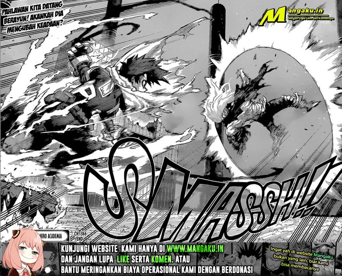 Boku no Hero Academia Chapter 366 - halaman 11