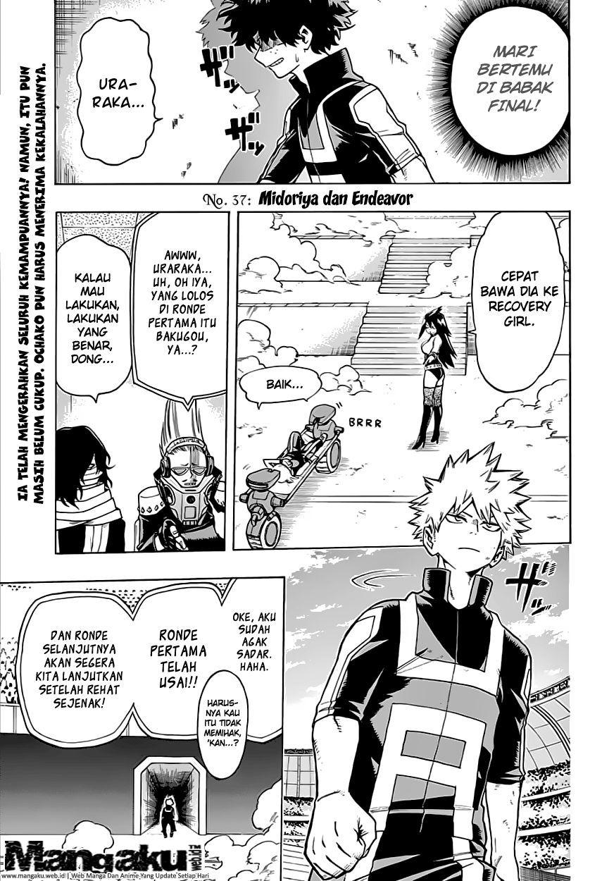 Boku no Hero Academia Chapter 37 - halaman 3
