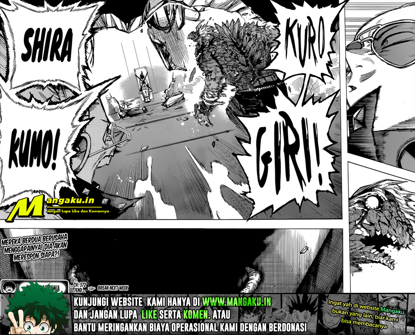 Boku no Hero Academia Chapter 372 - halaman 15