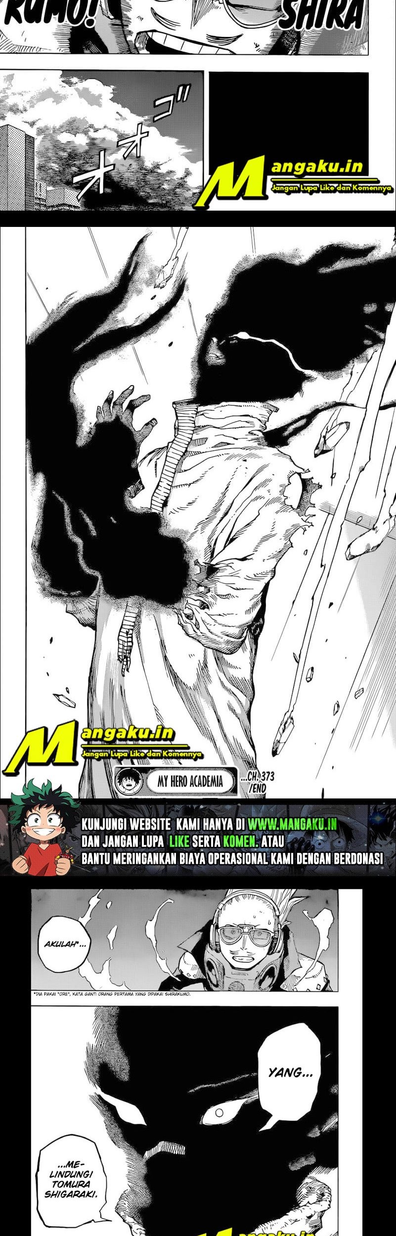 Boku no Hero Academia Chapter 373 - halaman 11