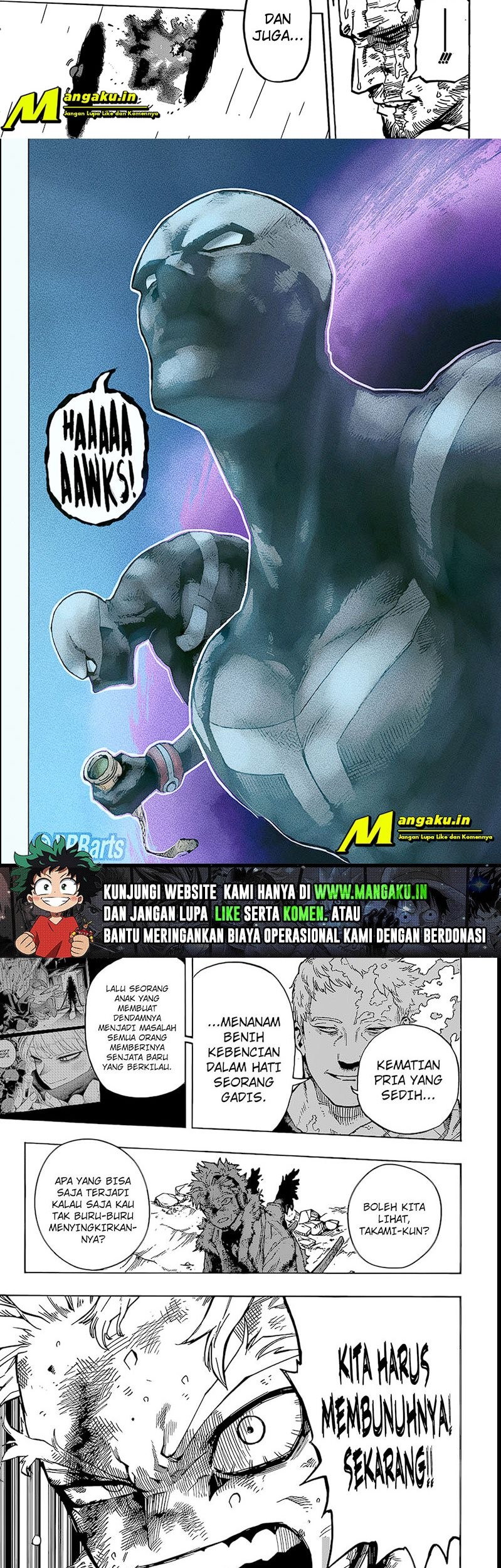 Boku no Hero Academia Chapter 374 - halaman 9