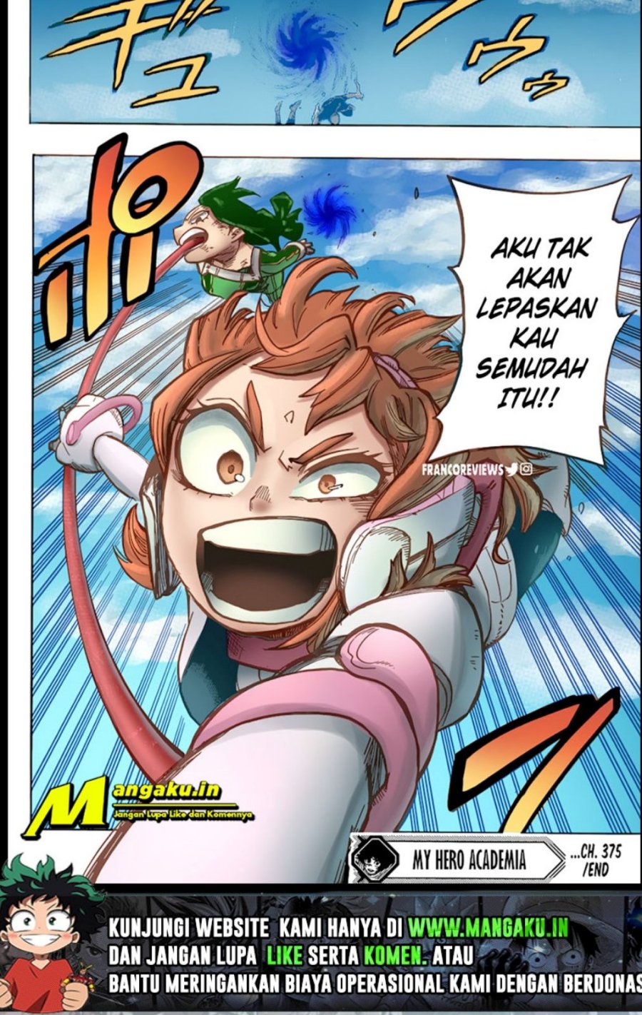 Boku no Hero Academia Chapter 375 - halaman 16