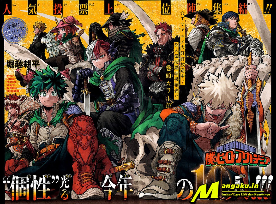 Boku no Hero Academia Chapter 376 - halaman 2