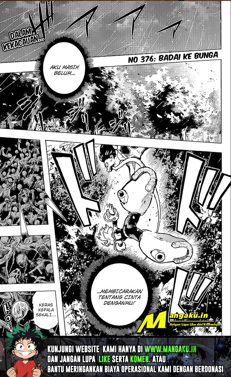 Boku no Hero Academia Chapter 376 - halaman 3