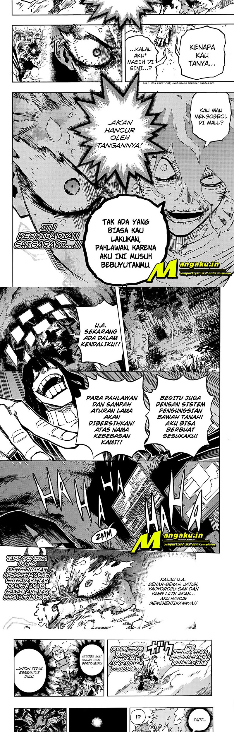 Boku no Hero Academia Chapter 377 - halaman 5