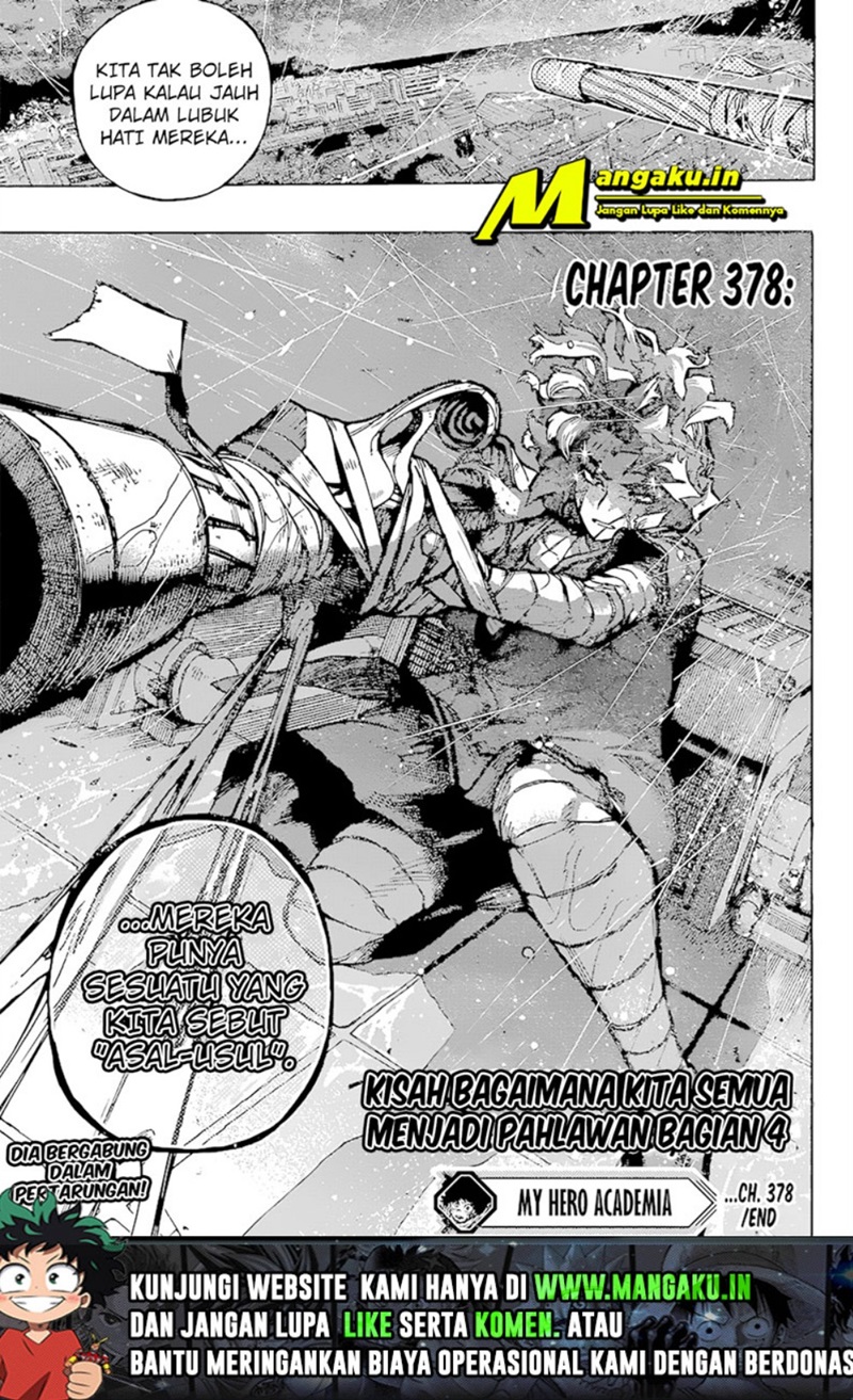 Boku no Hero Academia Chapter 378 - halaman 10