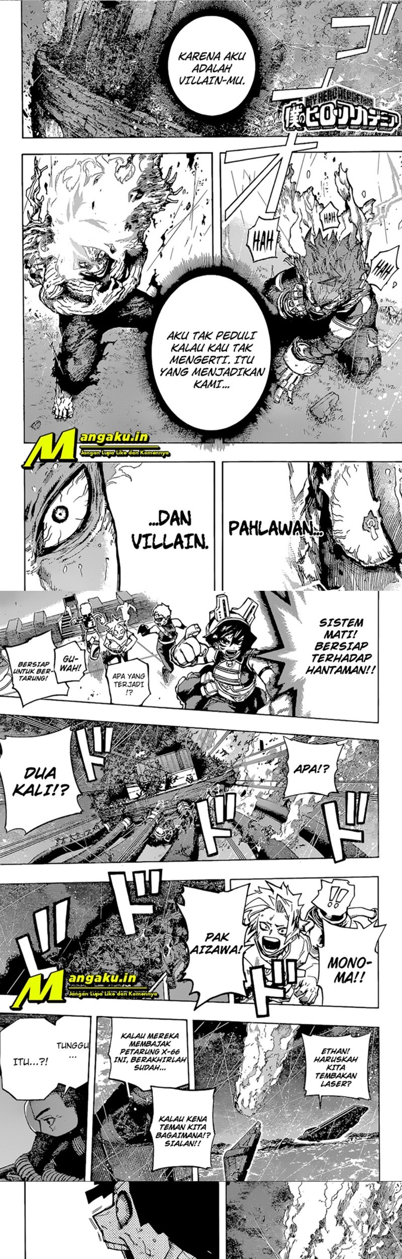 Boku no Hero Academia Chapter 378 - halaman 3