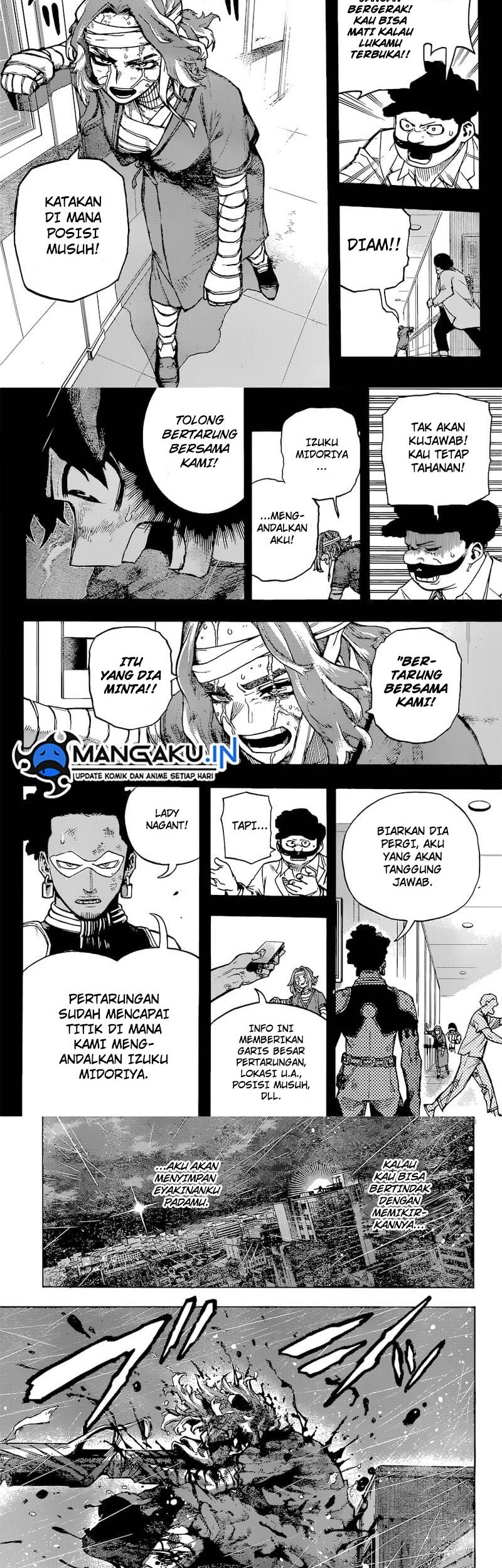 Boku no Hero Academia Chapter 379 - halaman 2