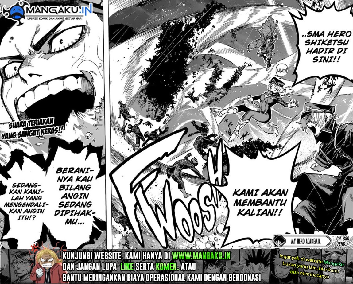 Boku no Hero Academia Chapter 380 - halaman 10