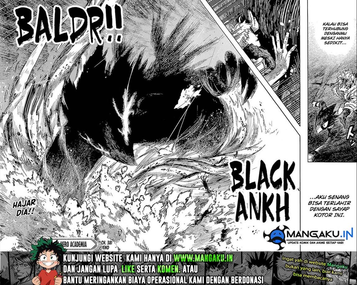 Boku no Hero Academia Chapter 381 - halaman 10