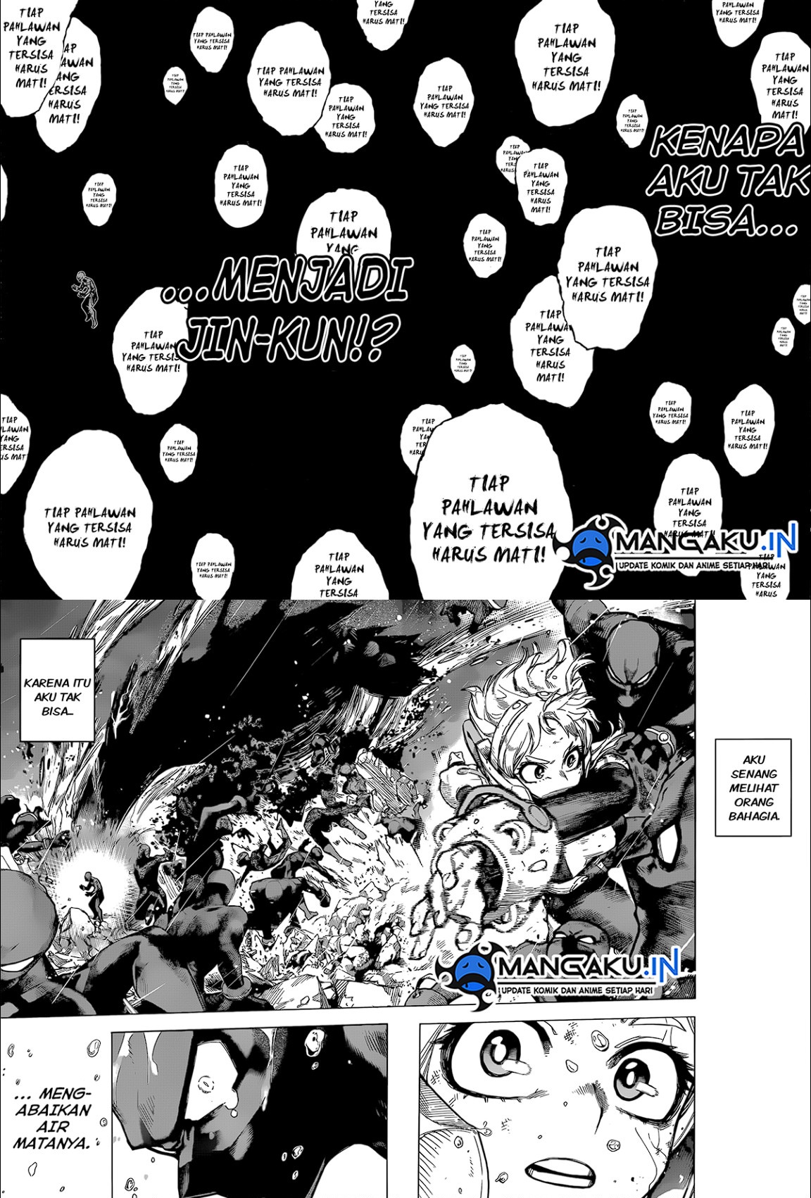 Boku no Hero Academia Chapter 382 - halaman 4