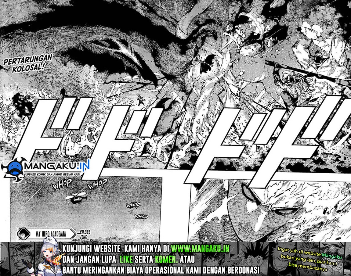 Boku no Hero Academia Chapter 383 - halaman 15