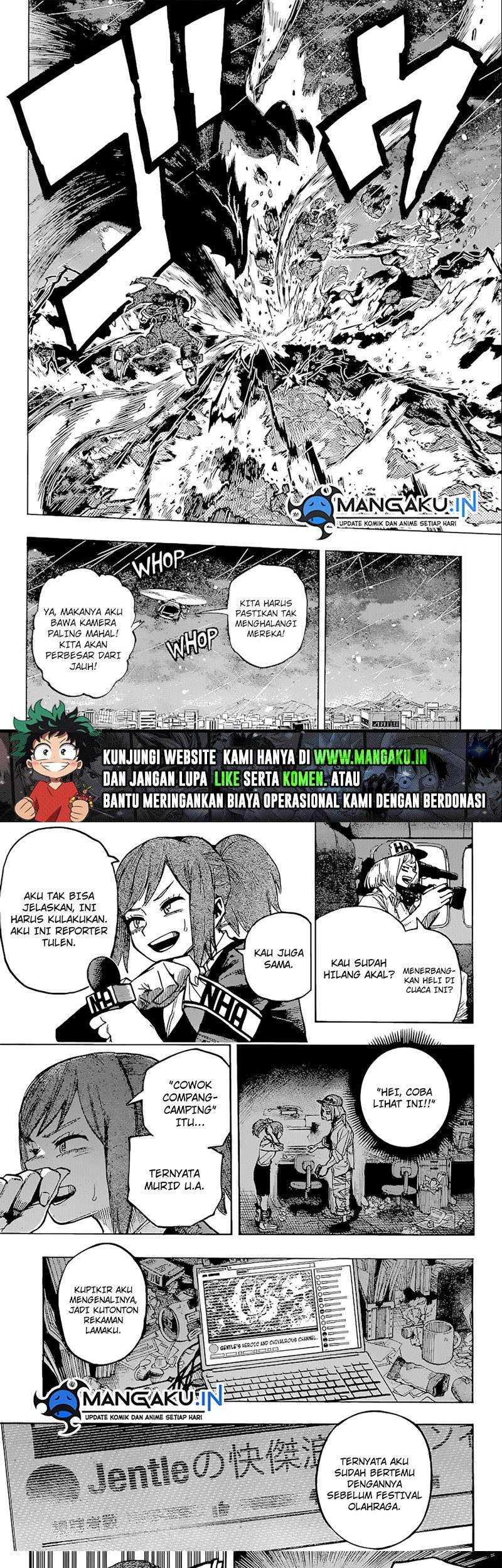 Boku no Hero Academia Chapter 384 - halaman 5