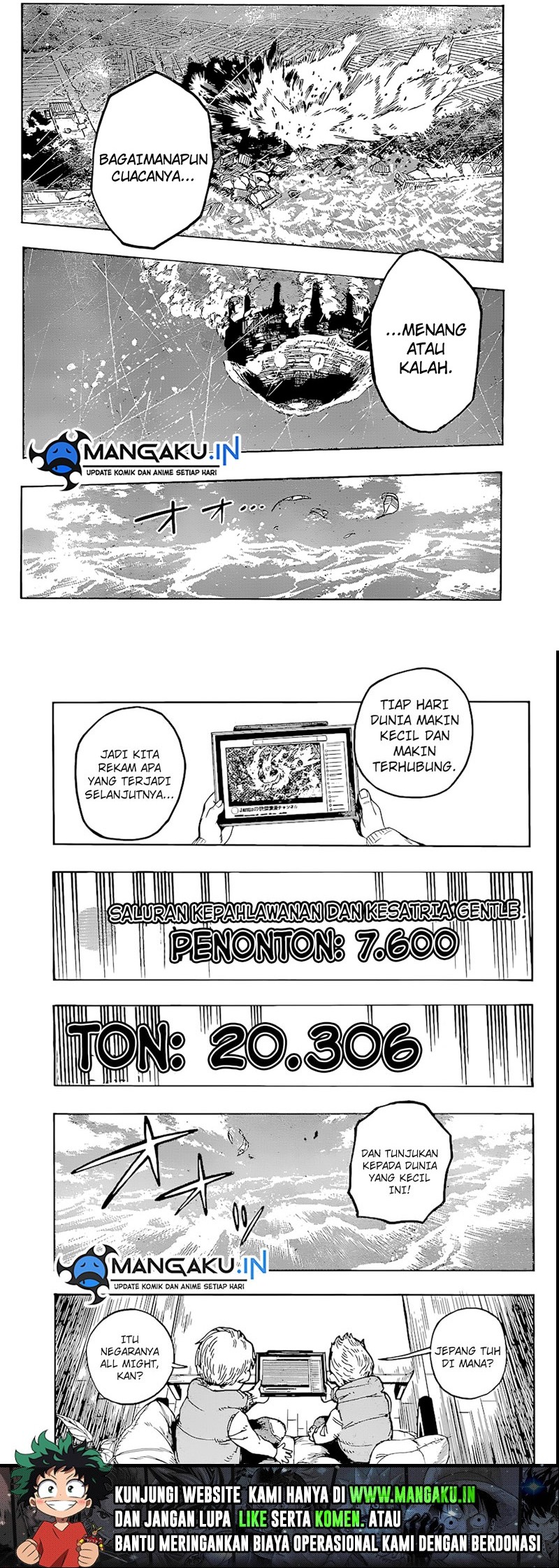 Boku no Hero Academia Chapter 384 - halaman 8