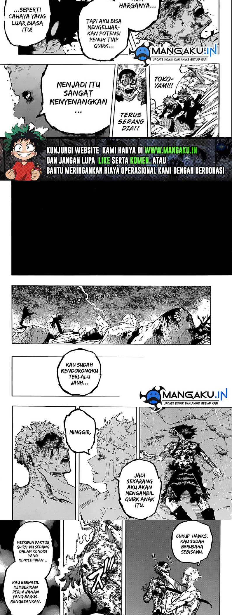 Boku no Hero Academia Chapter 385 - halaman 5