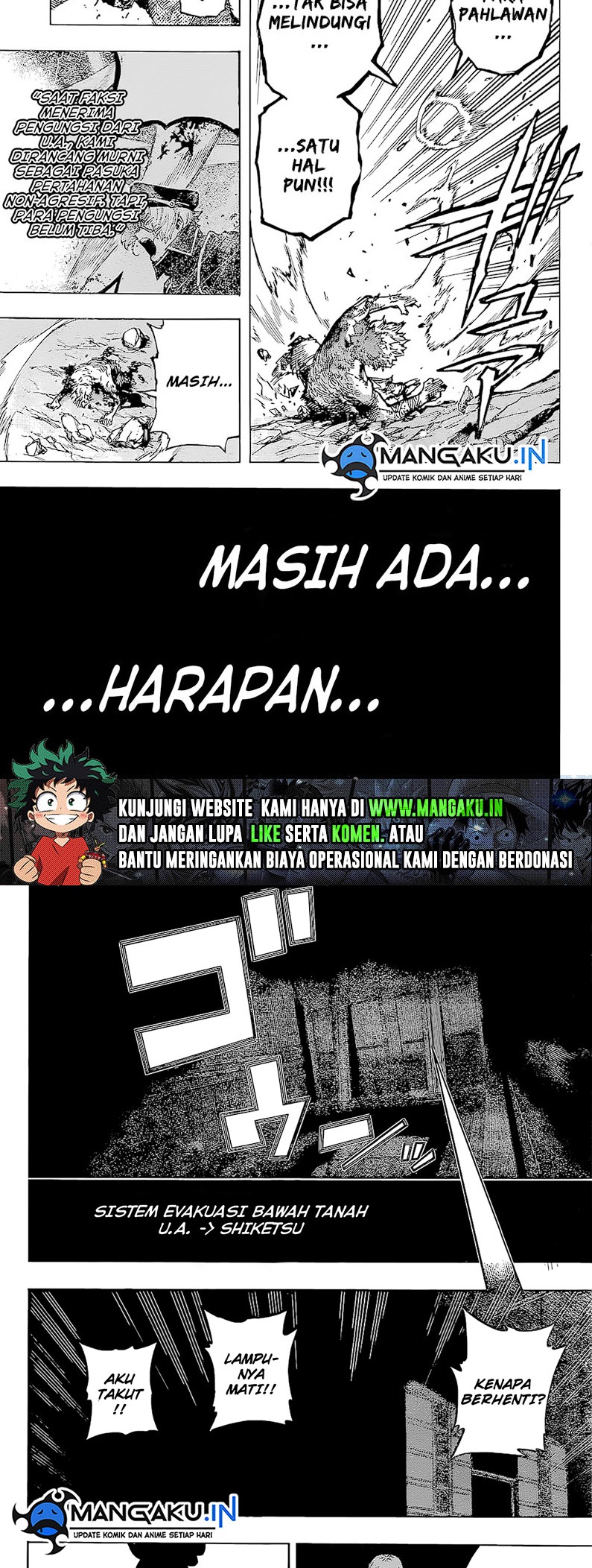 Boku no Hero Academia Chapter 385 - halaman 7