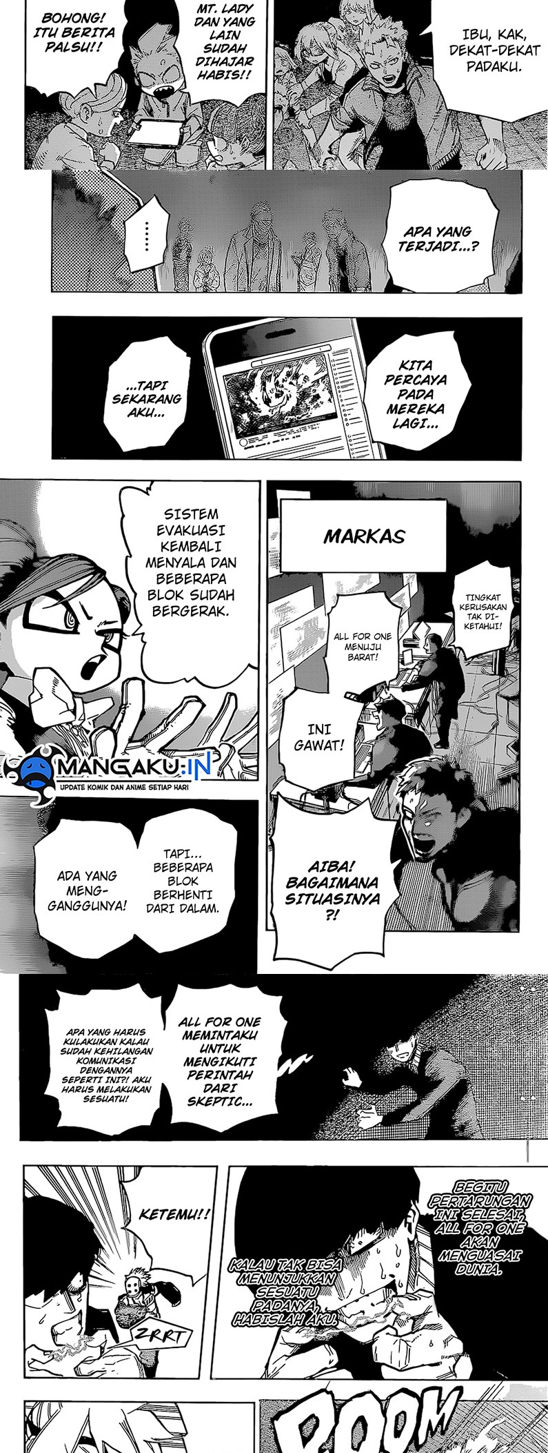 Boku no Hero Academia Chapter 385 - halaman 8