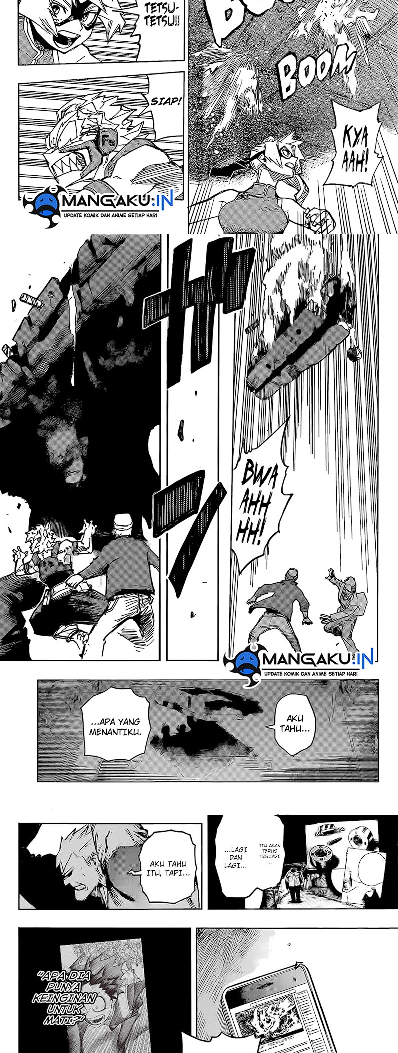 Boku no Hero Academia Chapter 385 - halaman 9