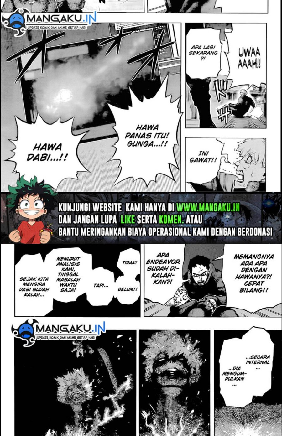 Boku no Hero Academia Chapter 386 - halaman 2