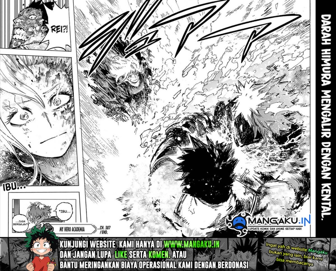 Boku no Hero Academia Chapter 387 - halaman 10