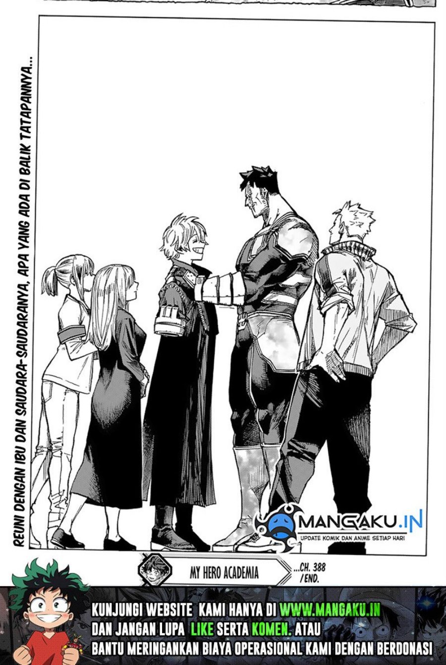 Boku no Hero Academia Chapter 388 - halaman 12