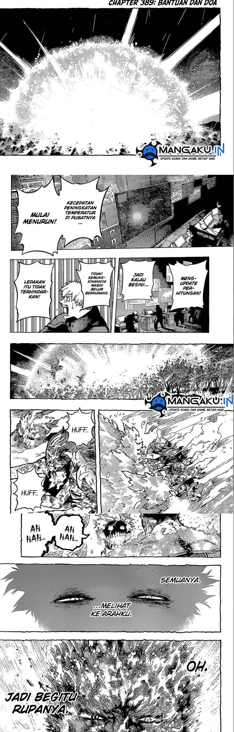 Boku no Hero Academia Chapter 389 - halaman 2