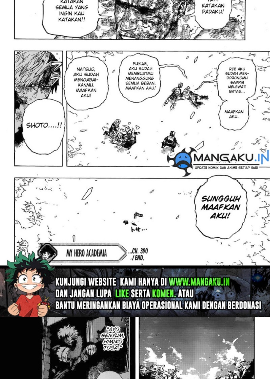 Boku no Hero Academia Chapter 390 - halaman 12