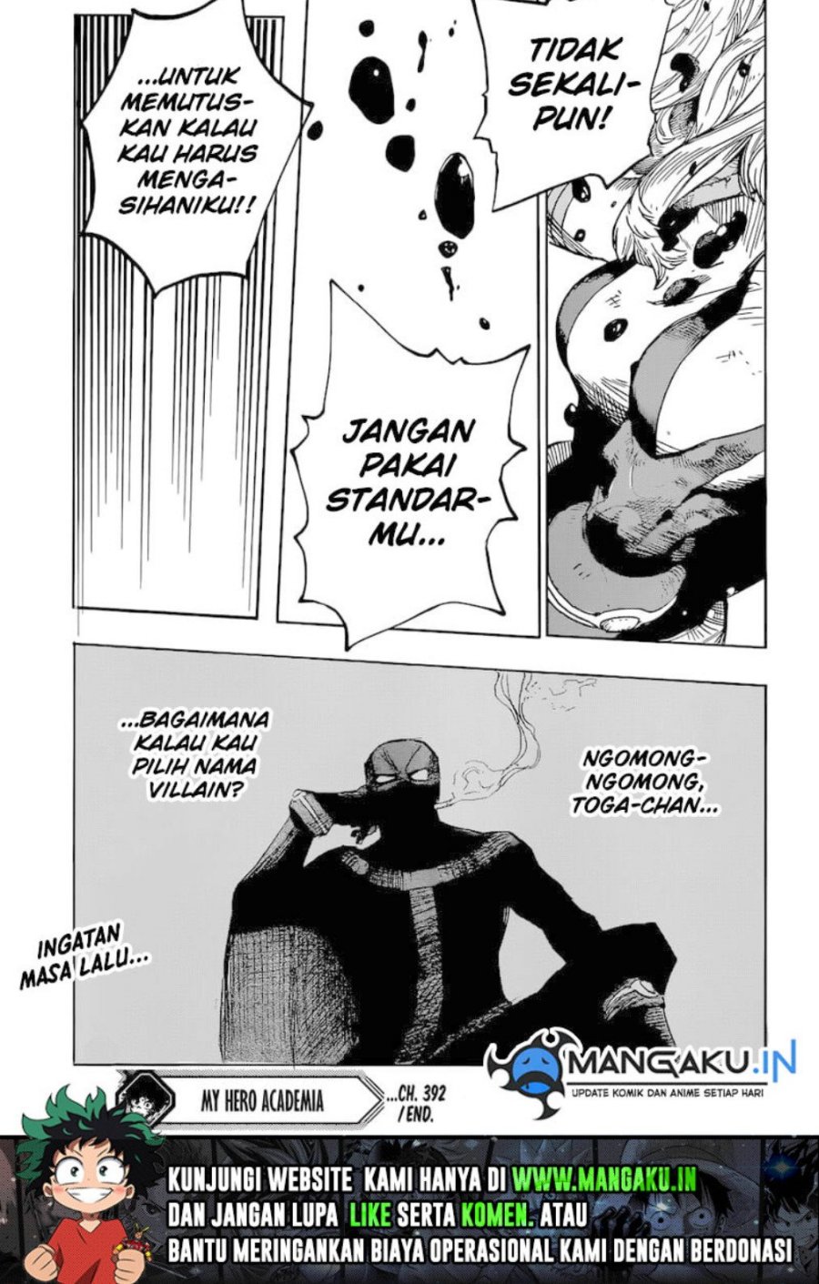 Boku no Hero Academia Chapter 392 - halaman 13