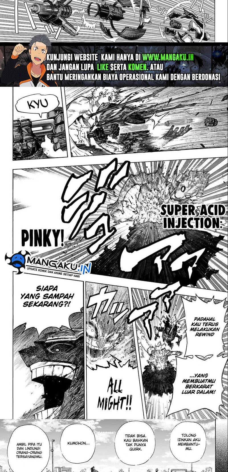 Boku no Hero Academia Chapter 398 - halaman 2
