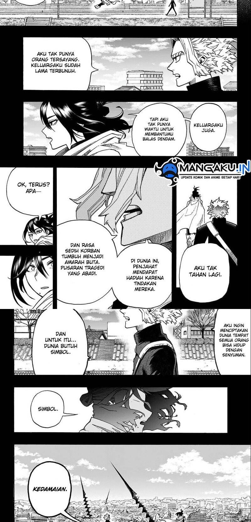 Boku no Hero Academia Chapter 398 - halaman 3