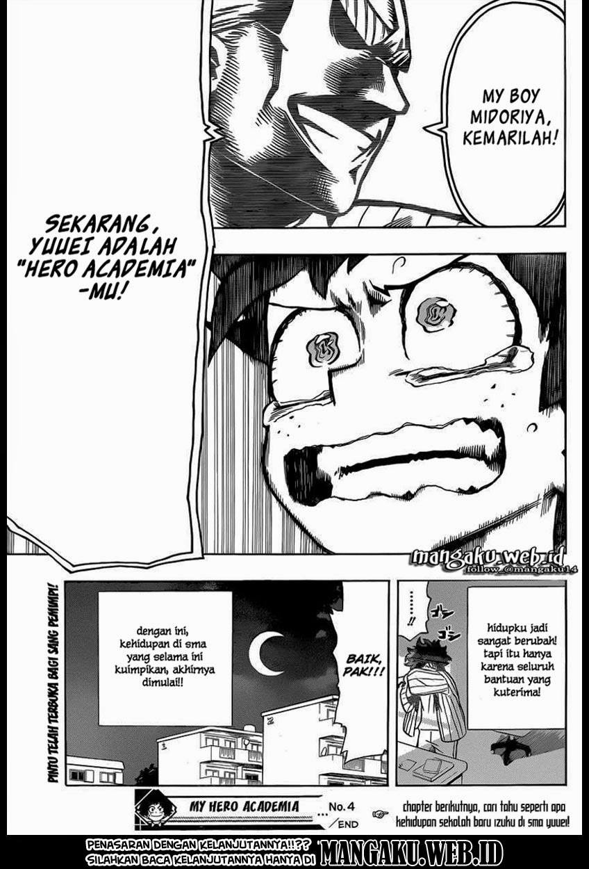 Boku no Hero Academia Chapter 4 - halaman 20